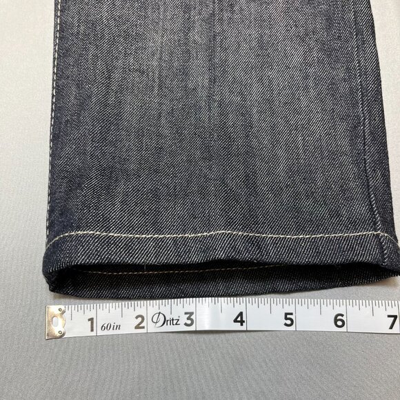 Guess Jeans Women Size 32 Daredevil Skinny Leg Dark Blue Wash Embellished - Picture 14 of 16
